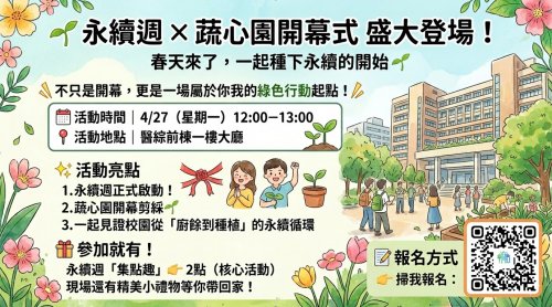 永續週 × 蔬心園開幕式 盛大登場！