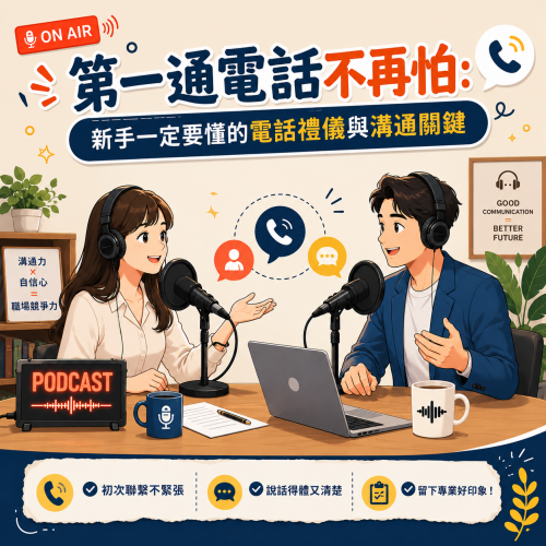 《第一通電話不再怕：新手一定要懂的電話禮儀與溝通關鍵》