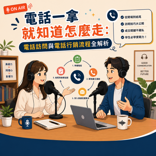 《II電話一拿就知道怎麼走：電話訪問與電話行銷流程全解析》