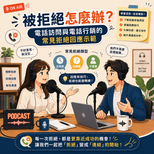 《III被拒絕怎麼辦？電話訪問與電話行銷的常見拒絕回應示範》
